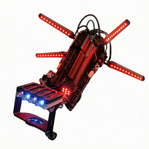 Cybernetic LED Mechanical Arm with Mist Spray — Wearable Exoskeleton Toy - XAutoLab | Desktop SMT Pick & Place, Feeders & Equipment