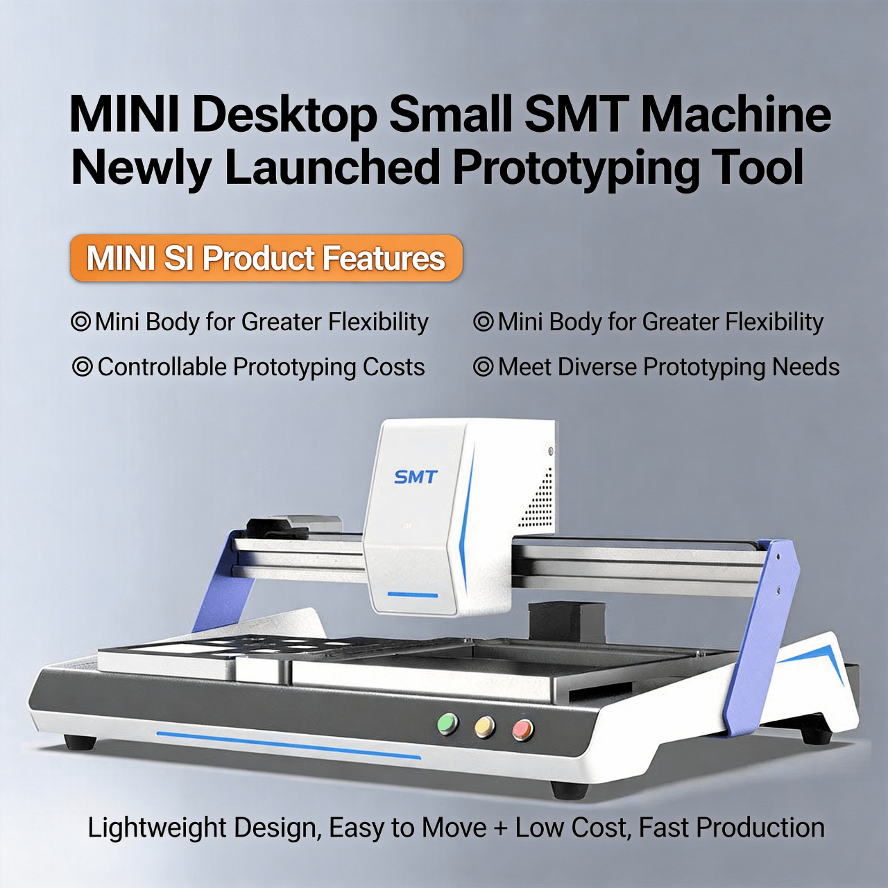 XAutoLab Mini S1 Desktop SMT Pick & Place Machine - XAutoLab | Desktop SMT Pick & Place, Feeders & Equipment