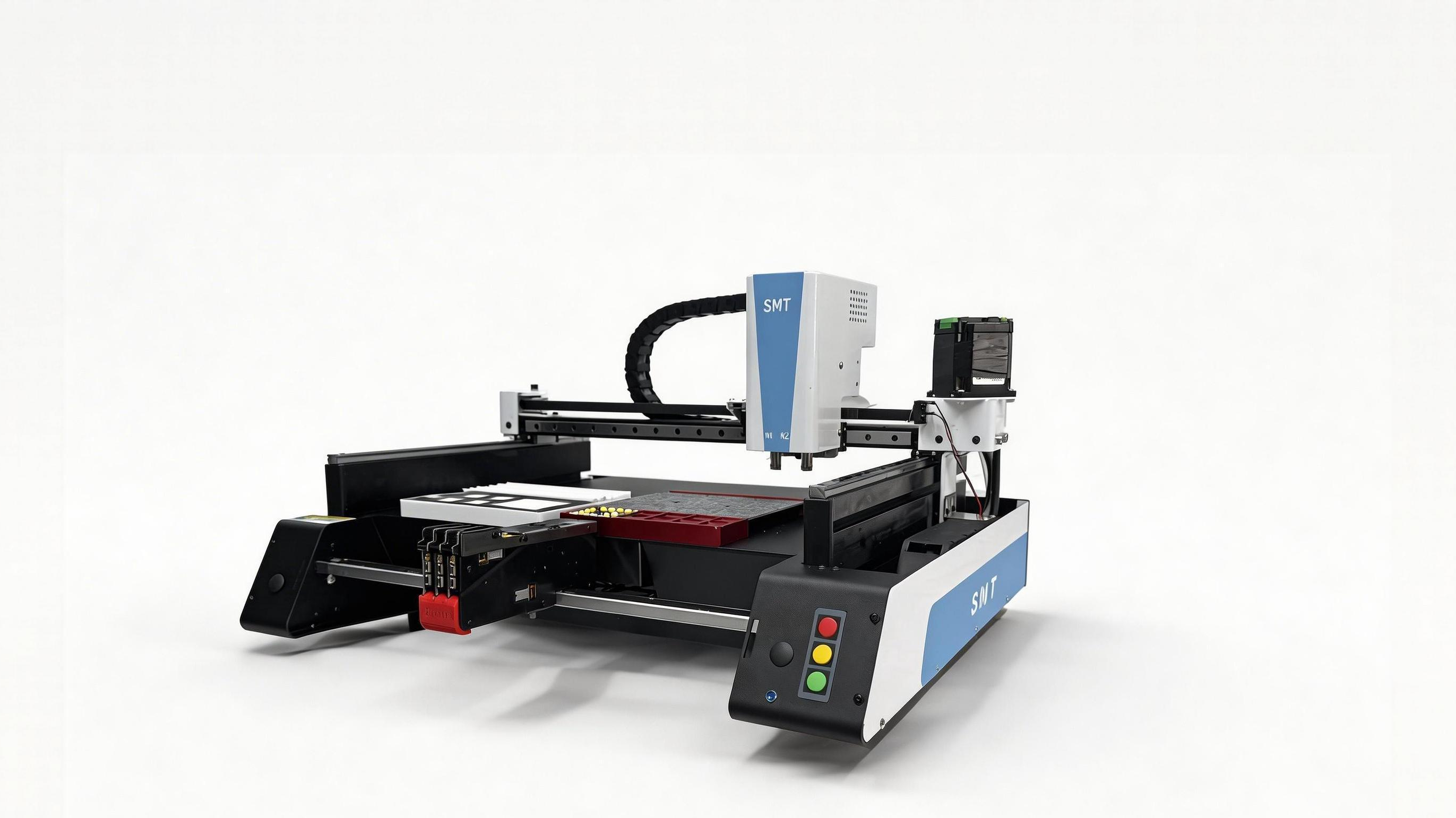 desktop smt machine on a white background
